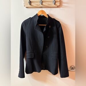 Theory Black Wool Blazer Jacket